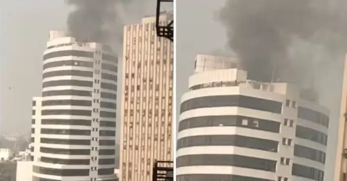 Massive Fire Broke Out In Delhi Gopal Das Building Of Connaught Place