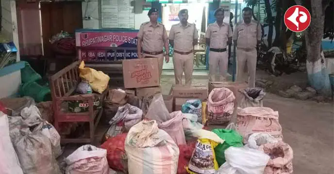 East Midnapore as Large Cache of Firecracker Spices and Gunpowder Recovered