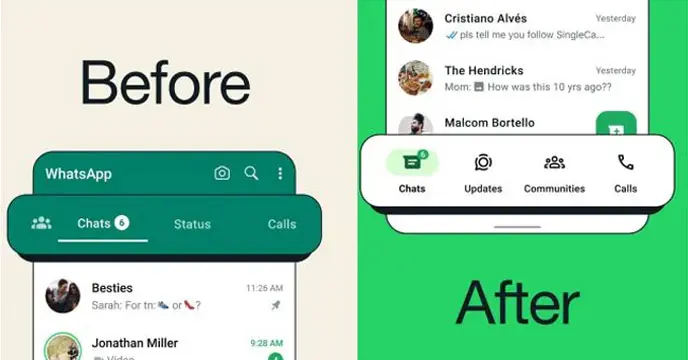 WhatsApp-navigation-bar