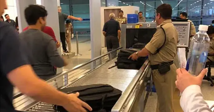 Checking Inside Airport