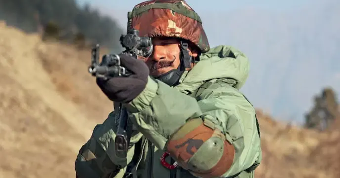 Indian Army in action