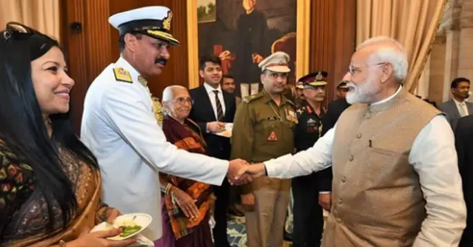 New Navy Chief Vice Admiral Dinesh Tripathi