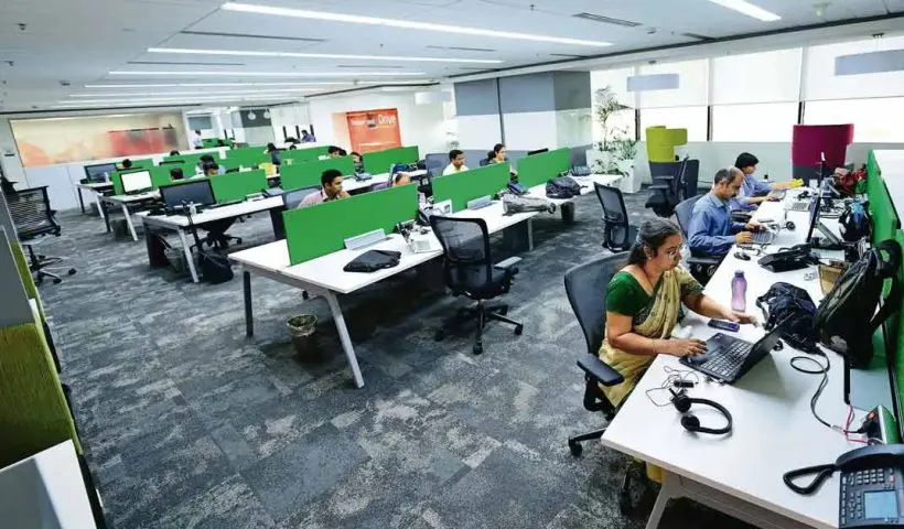 India IT companies office inside