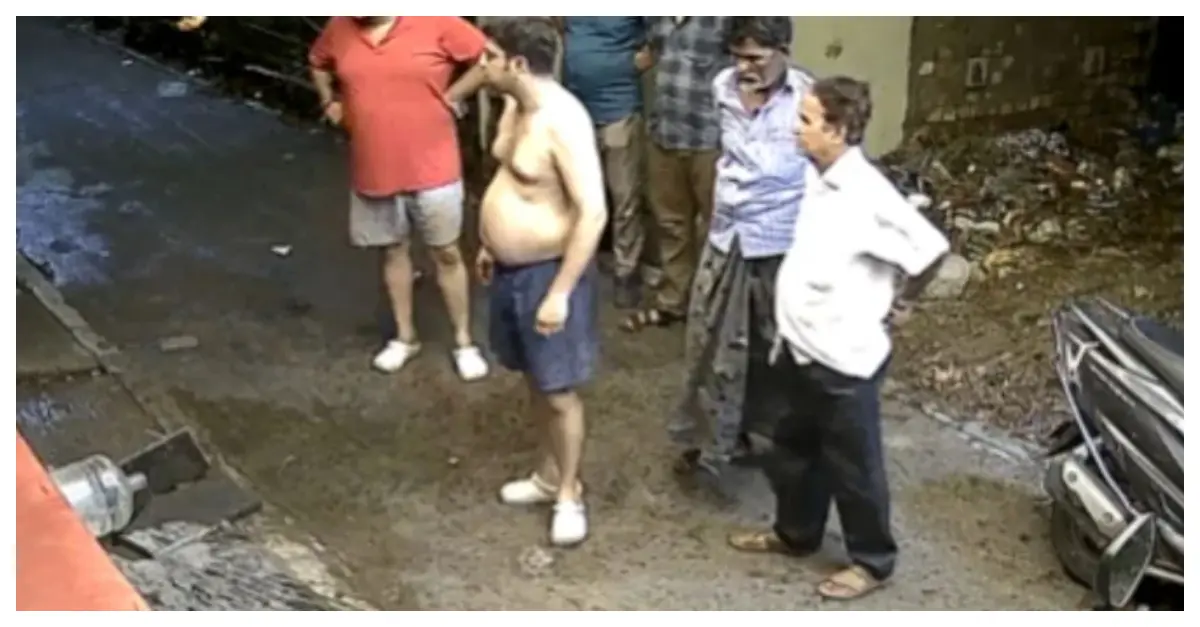 a busineeman was beaten in belgharia