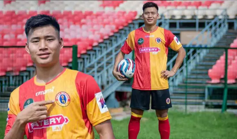 David Lalhlansanga on Oscar Bruzon