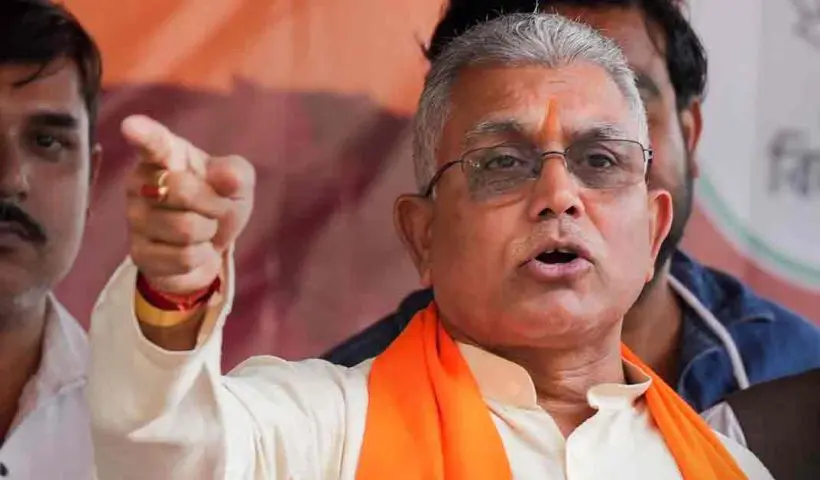 Dilip Ghosh Slams BJP Leaders Over Poor Turnout at PM Modi’s Rally