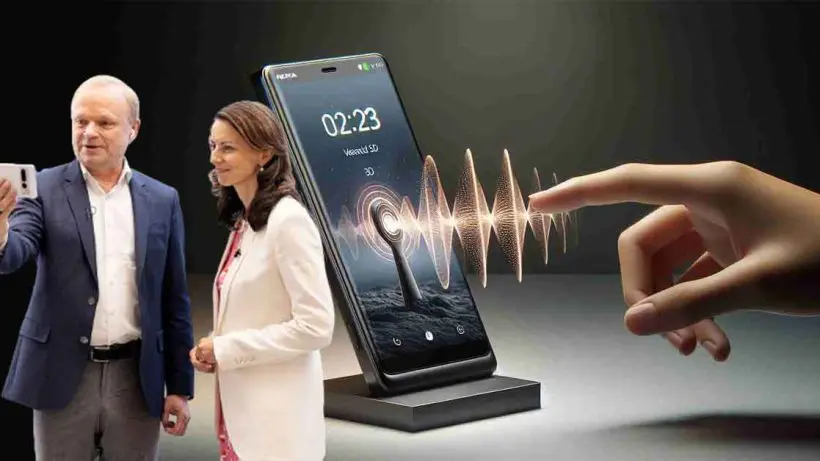 Nokia CEO makes world's first phone call using 'immersive audio and video' technology