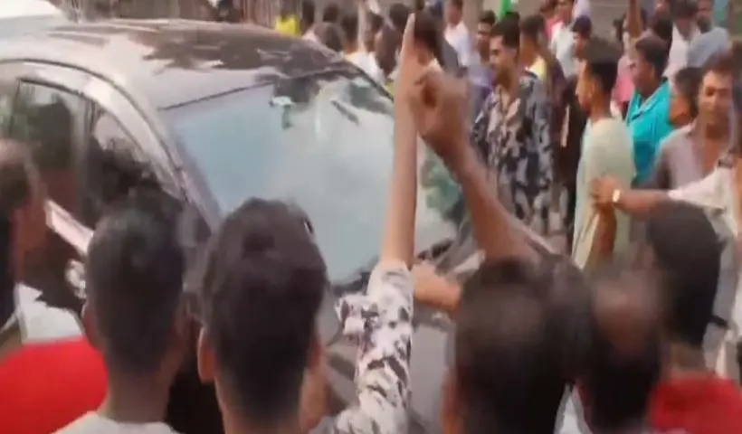 "BJP State President Sukanta Majumdar Stopped by Police in Kolkata