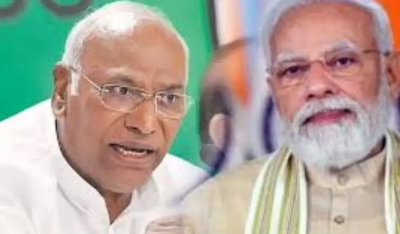 Narendra Modi and Kharge
