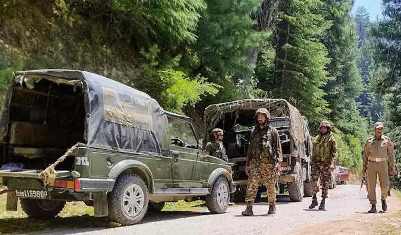 5 Terrorists Killed in Encounter with Security Forces in J&K, 2 Soldiers Injured