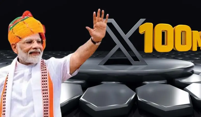 PM Narendra Modi Crosses 100 Million Followers on X