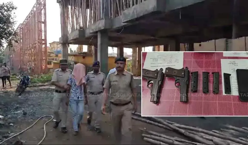 Man Arrested at New Farakka Station with Firearms and Magazines in Major Security Breach