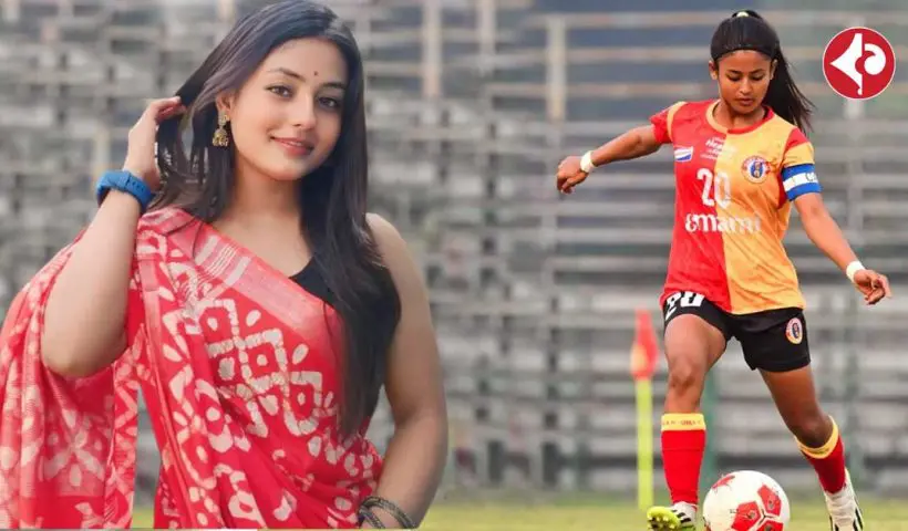 Trisha Mallik shared picture wearing saree on Durga-Puja-Ashtami