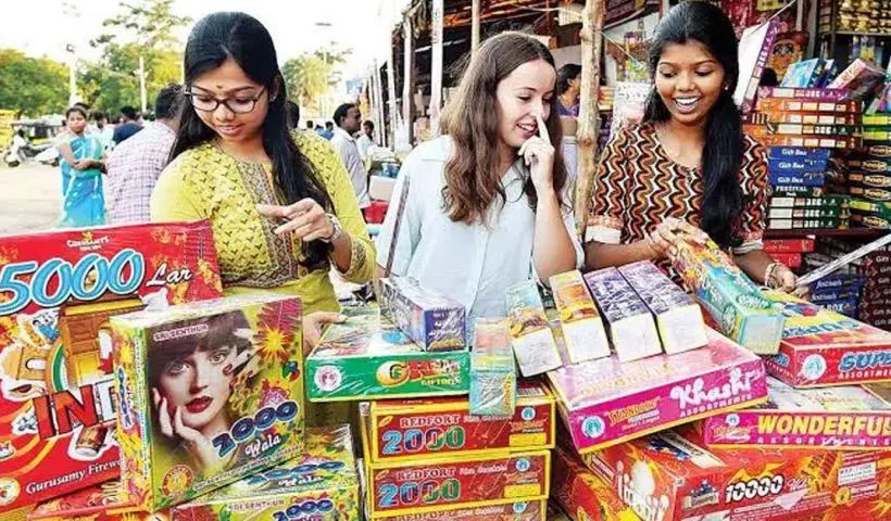 Diwali firecrackers