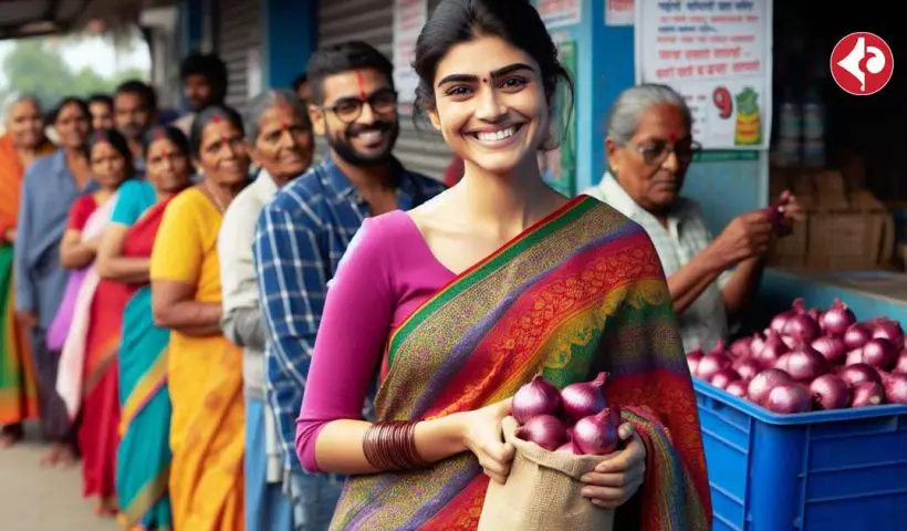 market-price-onions-will-be-available-in-ration-shops/indin young lady