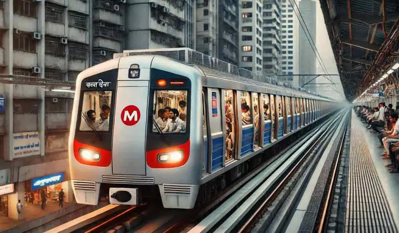 A Mumbai local train with air conditioning