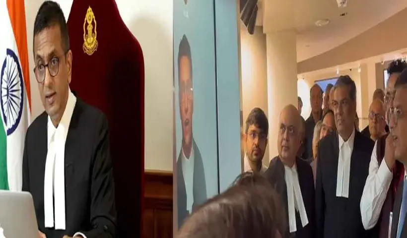 AI Lawyer's Fascinating Interaction with Chief Justice Chandrachud at the Inauguration of the National Judicial Museum