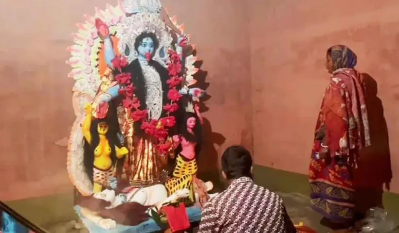 Elephant Attack Damages Kali Temple