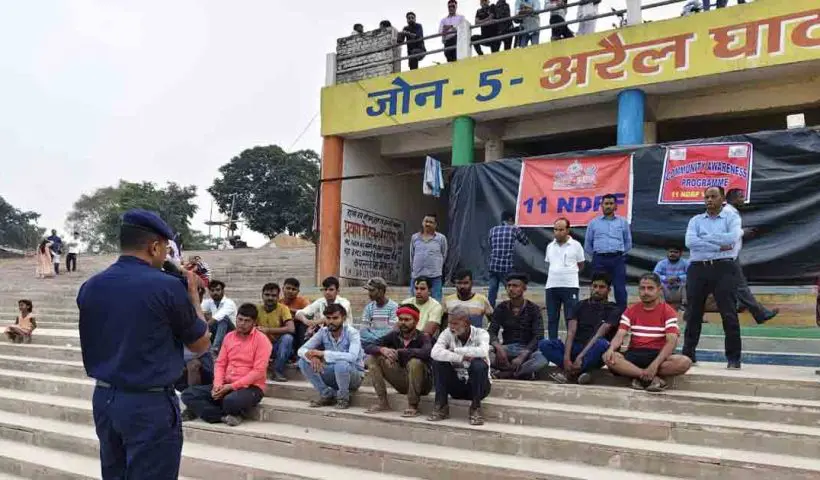 রিস্থিতি মোকাবিলায় সাঁতারুদের জন্য বিশেষ প্রশিক্ষণ আয়োজন করেছে ন্যাশনাল ডিজাস্টার রেসপন্স ফোর্স (NDRF training)।