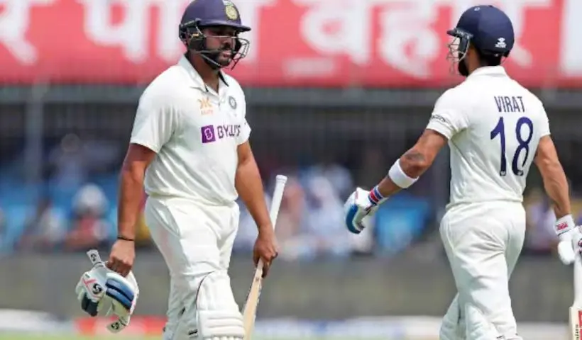 Rohit Shrama and India First XI against Australia in Boxing Day Test