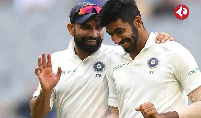 Indian Bowler Mohammed Shami with Jasprit Bumrah will be played against Australia