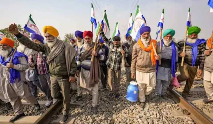 Rail and Road transport affected due to farmers strike in Punjab