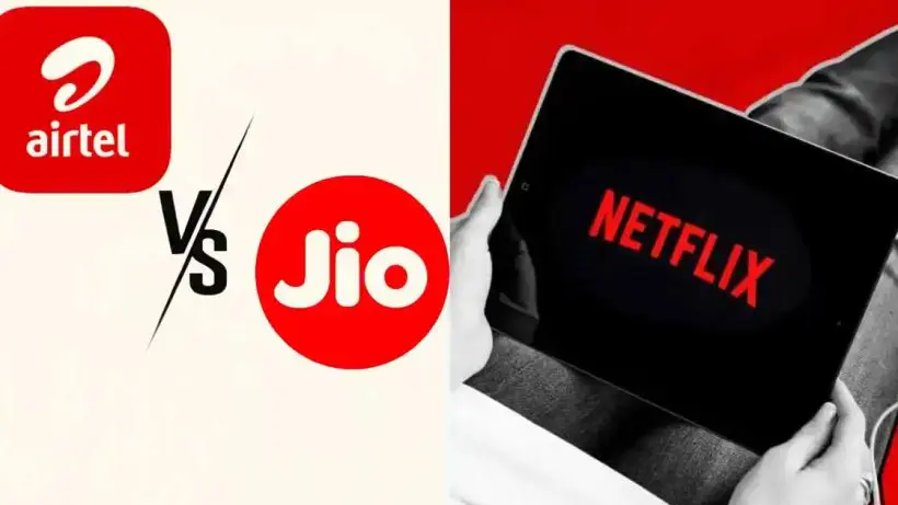 netflix free on jio airtel plan