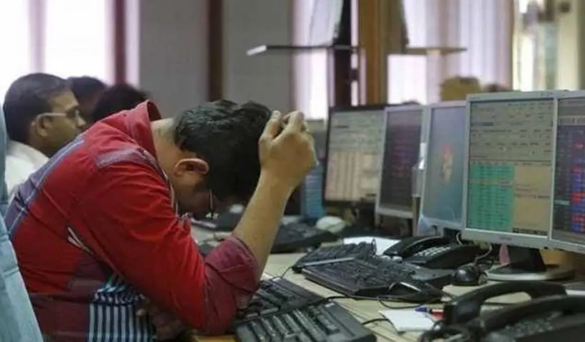 Indian stock market drop