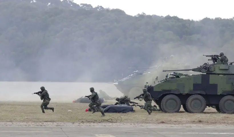 Taiwan military drill