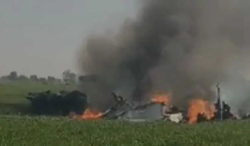 Black Smoke and Flames After Cargo Plane Crash in Kentucky, Fatalities Confirmed