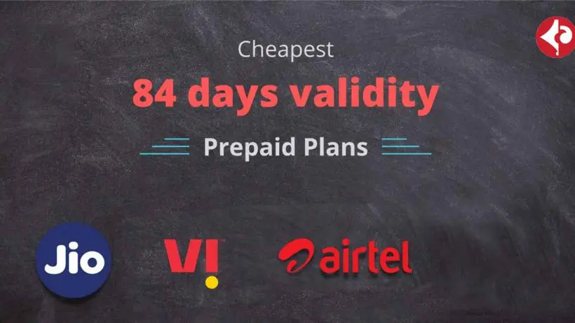 Recharge Plan 84 days