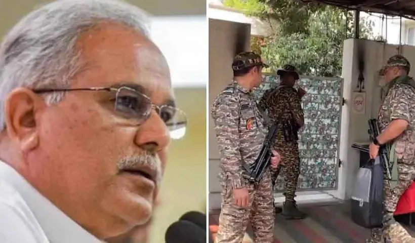 CBI Raids Former Chhattisgarh CM Bhupesh Baghel’s Residence