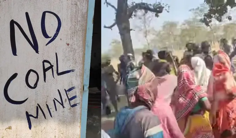 Birbhum: পুলিশের মুখে আদিবাসী মহিলাদের ব্যারিকেড, দেউচায় তীব্র উত্তেজনা