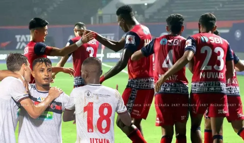 ISL 2024-25 Playoffs NorthEast United FC vs Jamshedpur FC