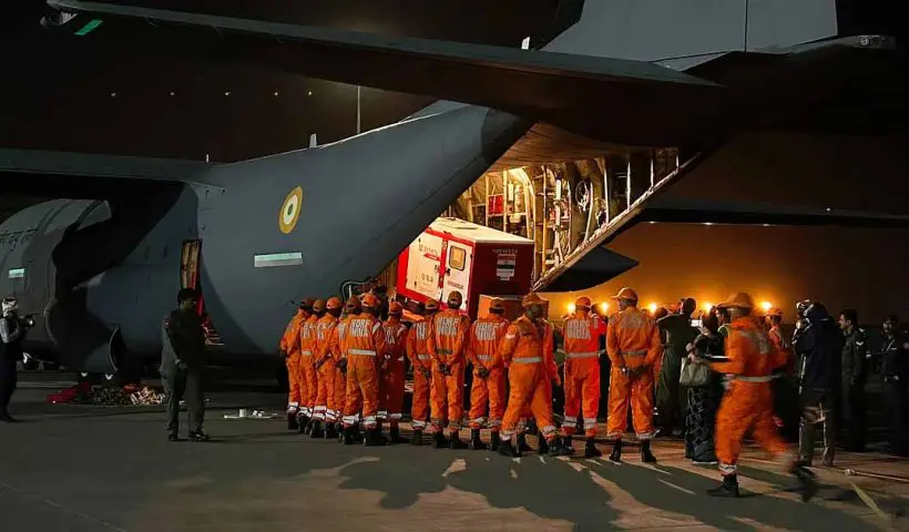 India Launches ‘Operation Brahma’ to Aid Earthquake-Hit Myanmar with Naval Ships & Field Hospital