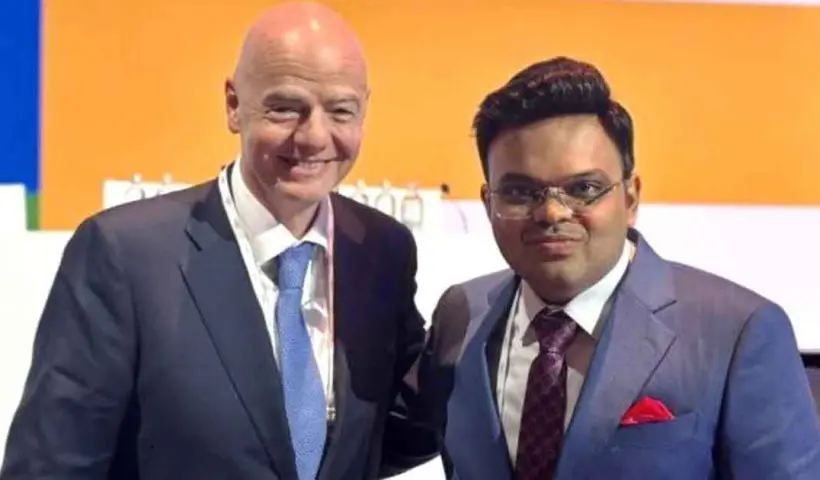 Jay Shah Meets FIFA President Gianni Infantino