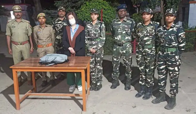 South Korean Woman Arrested in UP