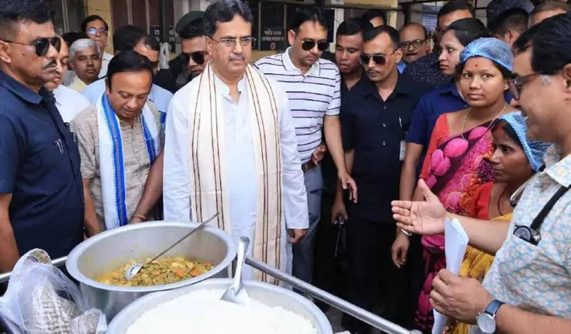 meal at govt hospital in tripura