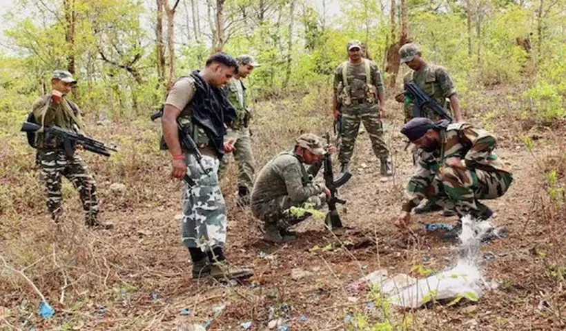 three naxalites killed in chhattisgarh