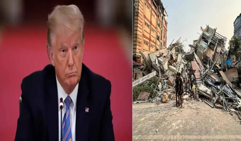 Donald trump stands by Mayanmar