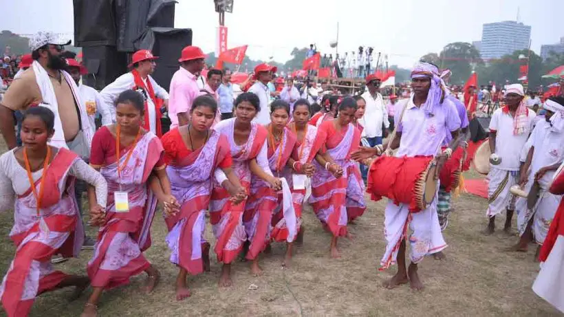 Left Front Brigade Rally in Kolkata