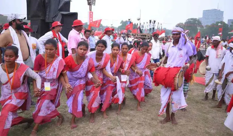 Left Front Brigade Rally in Kolkata