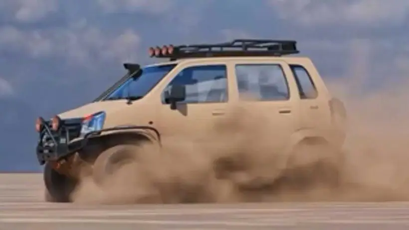 Maruti WagonR Reimagined as Mars-Ready Off-Road Beast