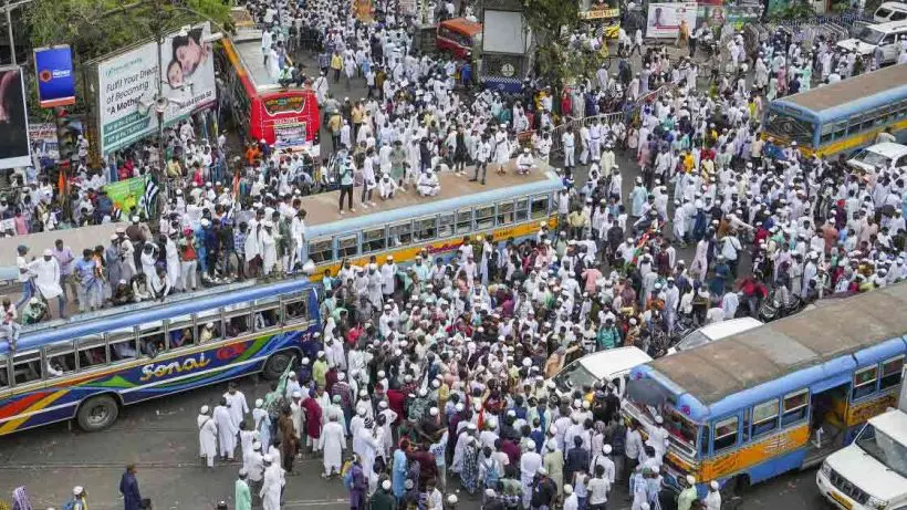 Protests Against Wakf Amendment Law Disrupt Transport Across North and South Bengal