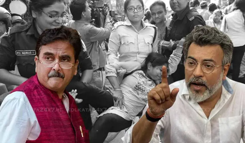 Rudranil and Abhijit Gangopadhyay Join Protesting Job Aspirants in Kolkata