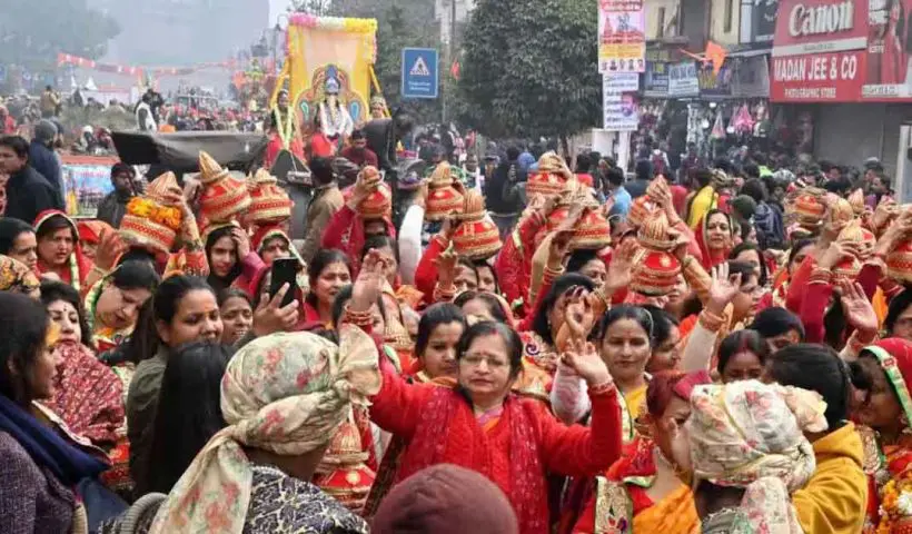 Shobha Yatra Returns to Srinagar on Ram Navami Amid Tight Security
