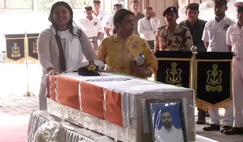 Indian Navy officer killed Kashmir