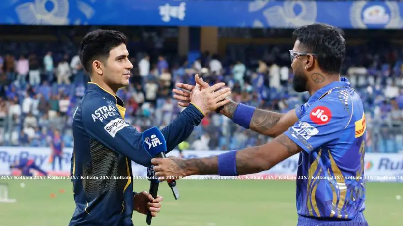 IPL 2025 match between MI vs GT toss update Gujarat Titans captain decide to field fast