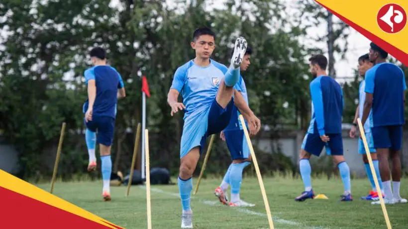 Indian Football Team captain Sunil Chhetri