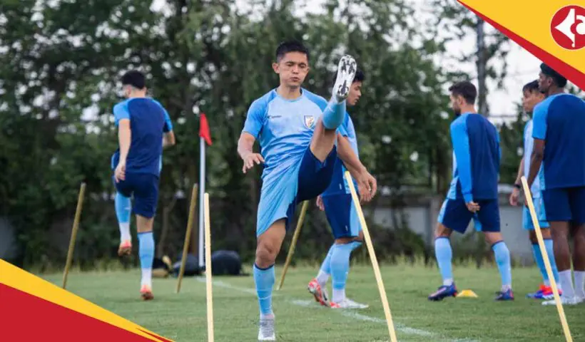 Indian Football Team captain Sunil Chhetri